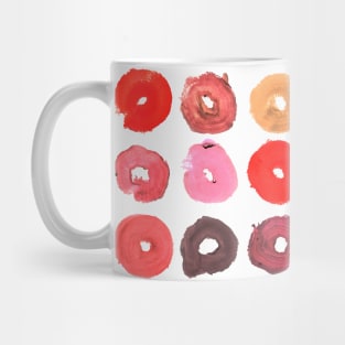 Lipstick Donuts Mug